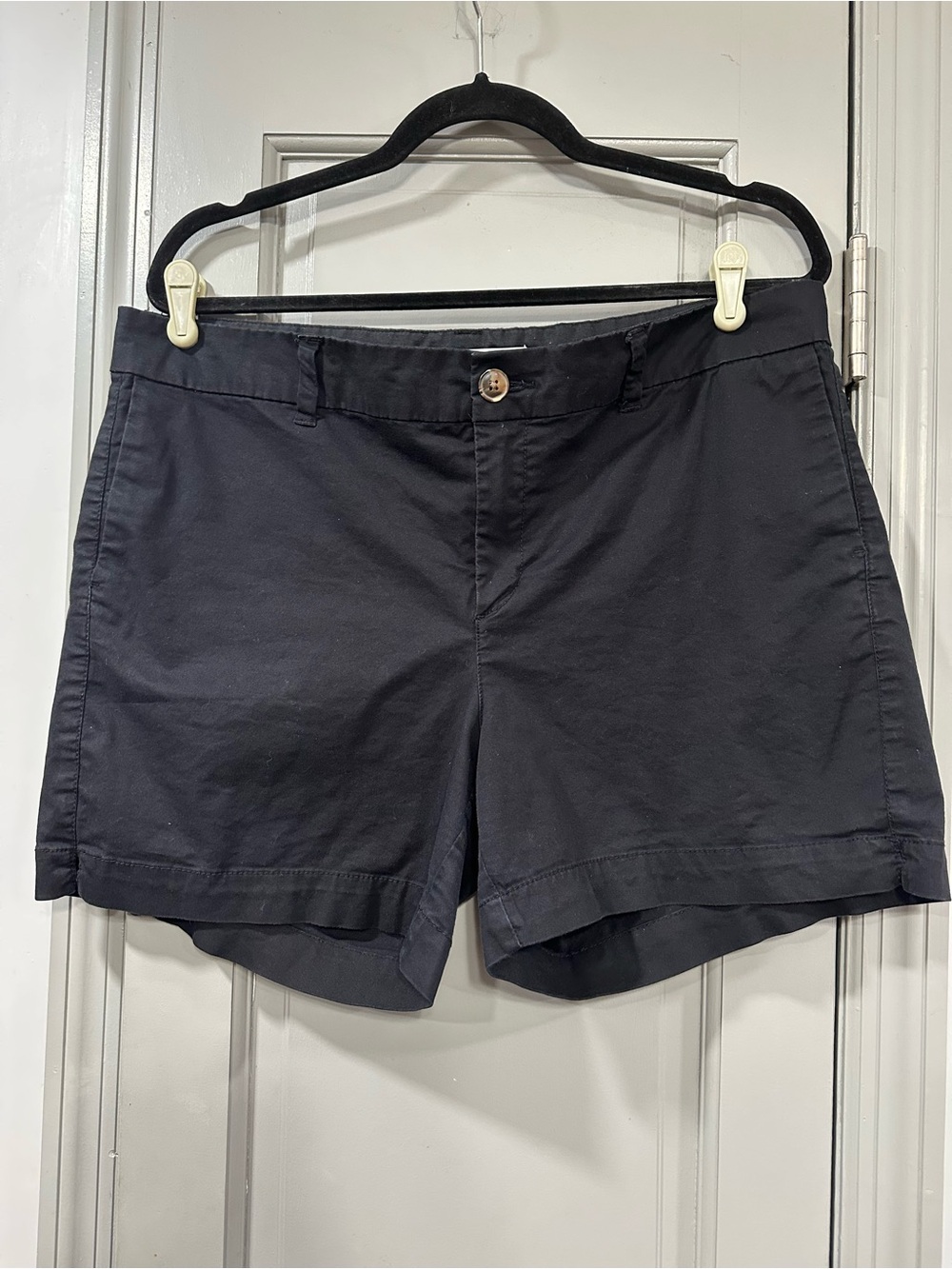 Old Navy Black Navy Classic Cuffed Shorts